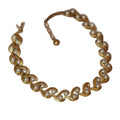 Vintage Geometric Round Faux Pearl Spliced Necklace Light Luxury Elegant Collarbone Jewelry view 5