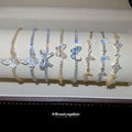 Minimalist Copper Zircon Mother Of Pearl Butterfly Bangle For Women Light Luxury Jewelry view 4