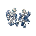 Green Lily Of The Valley Faux Pearl Artificial Crystal Flower Vacation Style Stud Earrings view 5