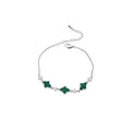 Korean Style Copper Zircon Flower Bangle Elegant Minimalist OL Fashion Jewelry for Women view 5