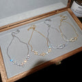 18K Gold Plated Copper Zircon Flower Bangle For Women Light Luxury Sweet Fashion Jewelry view 3