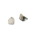 18K Gold Plated Zircon U Shape Faux Pearl Teardrop Circle Stud Earrings Minimalist Chic Daily Fashion view 5