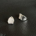 18K Gold Plated Zircon U Shape Faux Pearl Teardrop Circle Stud Earrings Minimalist Chic Daily Fashion view 4