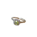 Korean Style Sugar Cube Zircon Open Ring For Women view 5