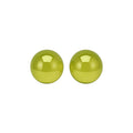 Round Resin Stud Earrings With Silver Pins, Niche Geometric Light Luxury Commuter Jewelry view 5