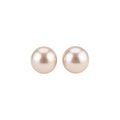 French Vintage Semi Circle Faux Pearl Stud Earrings Minimalist Oval Geometric Everyday Jewelry view 5