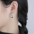 Minimalist U-Shaped Irregular Metal Stud Earrings Y2K Trendy Fashion Jewelry For Women view 3