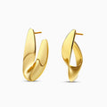 Minimalist U-Shaped Irregular Metal Stud Earrings Y2K Trendy Fashion Jewelry For Women view 5