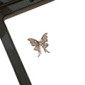 Elegant Korean Style Sparkling Zircon Butterfly Copper Clip-on Earrings For Women view 5