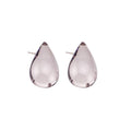 Korean Minimalist Acrylic Teardrop Stud Earrings, Versatile Lightweight Fashion Resin Jewelry view 5