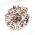 Alloy Rhinestone Flower Brooch Pin For Suits And Coats view 4
