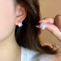 Cute Pink Strawberry Copper Stud Earrings For Women Sweet Fruit Design Trendy 2026 Jewelry view 3