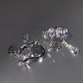 Light Luxury Copper Saturn Zircon Star Geometric Clip-on Earrings For Women view 2