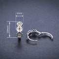 Fresh Minimalist Resin Daisy Sunflower Hoop Earrings For Women, Forest Style Daily Jewelry view 4