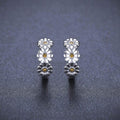 Fresh Minimalist Resin Daisy Sunflower Hoop Earrings For Women, Forest Style Daily Jewelry view 2