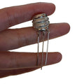 Geometric Copper Zircon Wide Edge Tassel Ear Cuff Clip-on Earrings For No Piercing view 5