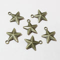 Alloy Five Point Star Small Pendant DIY Jewelry Charm For Necklaces Bracelets Accessories view 4