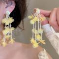 18K Gold Plated Silver Needle Round Crystal Sequin Stud Earrings Beach Resort Light Luxury Jewelry view 1