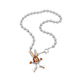 Cute Enamel Rabbit Faux Pearl Necklace Old Money Light Luxury Collarbone Choker view 5