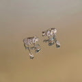 Light Luxury Copper Tassel Star Geometric Clip-on Earrings for Women No Piercing Ear Cuffs view 4