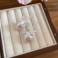 Copper Zircon Enamel Strawberry Drop Hook Earrings Korean Sweet Cute Light Luxury Jewelry view 2