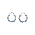 Korean Style Round Faux Crystal Ear Cuff Earrings Minimalist Light Luxury Geometric Jewelry view 5
