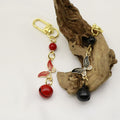 Metal Butterfly Bell Keychain Bag Charm view 4