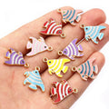 19x18mm 1.2g Gold Zinc Alloy Charm Pendant for DIY Necklace Bracelet Jewelry Making view 5