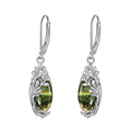 3D Hollow Vine Leaf Teardrop Earrings For Women, Fashion Vintage Niche Design Dangle Ear Jewelry view 1