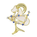 Alloy Zodiac Constellation Lapel Pin For Unisex Clothing Decoration Brooch view 2