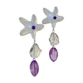 Resin Starfish Pendant Drop Earrings Summer Vacation Style Fashion Statement Jewelry view 5