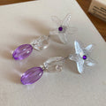 Resin Starfish Pendant Drop Earrings Summer Vacation Style Fashion Statement Jewelry view 4