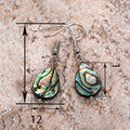 European Irregular Faux Mother Of Pearl Waterdrop Earrings, New Chinese Style Sweet Cool Ear Hooks view 4