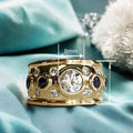 Old Money Style Round Zircon Ring For Women, Elegant French Luxury Fashion Finger Ring view 4