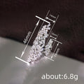 Adjustable Open Women's Ring With Full Star Flower Design, Sparkling Statement Jewelry view 4