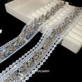 French White Lace Rhinestone Butterfly Choker Necklace For Women Pastoral Light Luxury Collarbone Jewelry view 2
