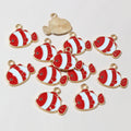 15x14mm 0.7g Gold Zinc Alloy Charm Pendant for DIY Necklace Bracelet Jewelry Making view 3