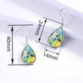 Dreamy Hummingbird Sticker Drop Earrings, Niche Artistic Design Gift Jewelry For Women view 4