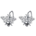 Korean Fresh Bee Enamel Stud Earrings For Women, Forest Vacation Style Wax Set Zircon Jewelry view 5