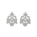 Light Luxury Rhinestone Crystal Teardrop Alloy Ear Clip Necklace Jewelry Set for Women view 5