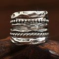 Antique Silver Vintage Ring For Women, Classical Old Money Style Fashion Jewelry view 2
