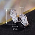 Versatile Casual Zircon Earrings, Delicate Simple Jewelry For Daily Dating Vacation Wear view 4