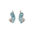 Light Luxury Artificial Crystal Twisted Round Geometric Stud Earrings With Silver Posts view 5