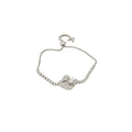 Light Luxury Copper Zircon Swan Round Bangle Minimalist Commuter Fashion Wrist Jewelry view 5