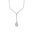 2026 New Copper Teardrop Zircon Necklace For Women Light Luxury Fashion Clavicle Choker view 5