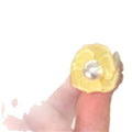Fresh Floral Faux Pearl Stud Earrings Sweet Light Luxury Elegant Flower Jewelry For Women view 5
