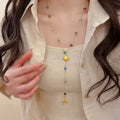 Bohemian Alloy Starfish Shell Necklace Light Luxury Beach Vacation Collarbone Chain view 3