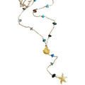 Bohemian Alloy Starfish Shell Necklace Light Luxury Beach Vacation Collarbone Chain view 5