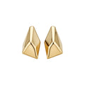 Irregular Geometric Metal Stud Earrings For Women, European American Light Luxury Fashion Style view 5