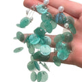 Mint Green Shell Pearl Tassel Drop Earrings Geometric Round Vacation Style Silver Needle Jewelry view 5